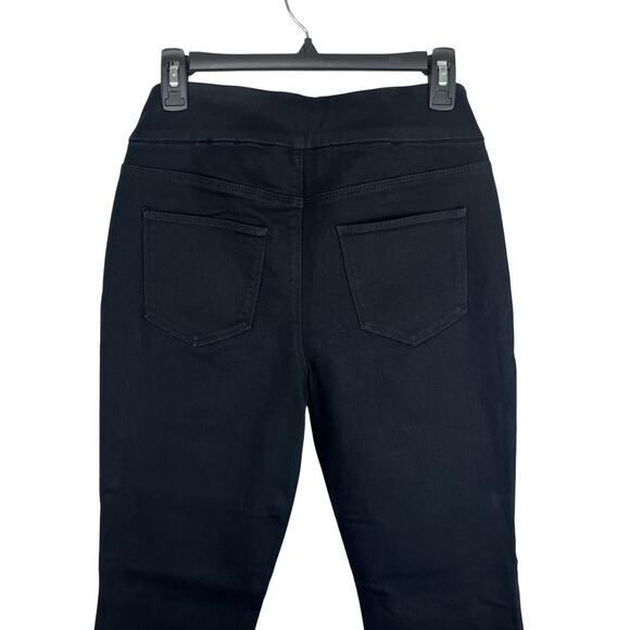 Chicos Jeggings Black Stretch Dark Wash Mid Rise Denim - Picture 6 of 8